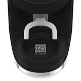 Multipurpose Conical Burr Coffee Grinder – Retro-Style Black