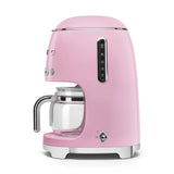 Retro-Style Drip Coffee Machine - Pink