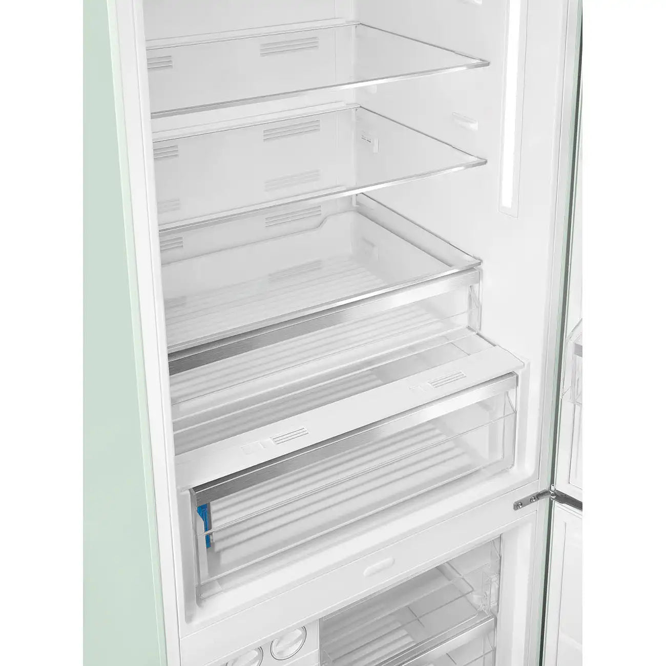Retro-Style Refrigerator (18 cu ft, Right Hinge) - Pastel Green