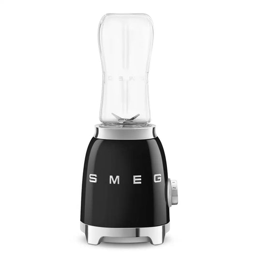 Personal Blender with 2 Travel Bottles - Retro-Style Black