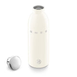 SMEG x 24Bottles® Insulated Stainless Steel Bottle (17 oz) - Cream