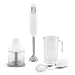 Retro-Style Hand Blender with Accessory Set - White