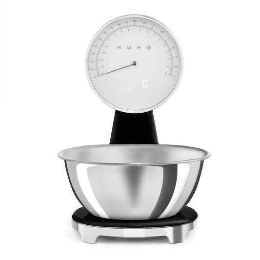 Retro-Style Kitchen Scale - Black