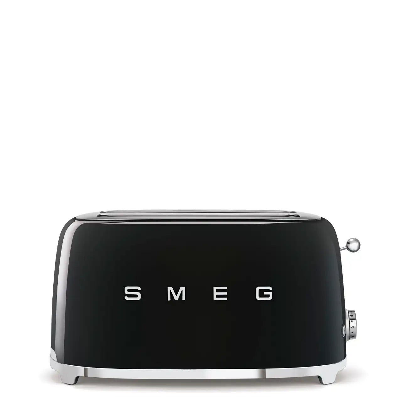 4-Slice Toaster (Long Slots) - Retro-Style Black