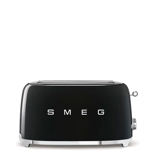 4-Slice Toaster (Long Slots) - Retro-Style Black