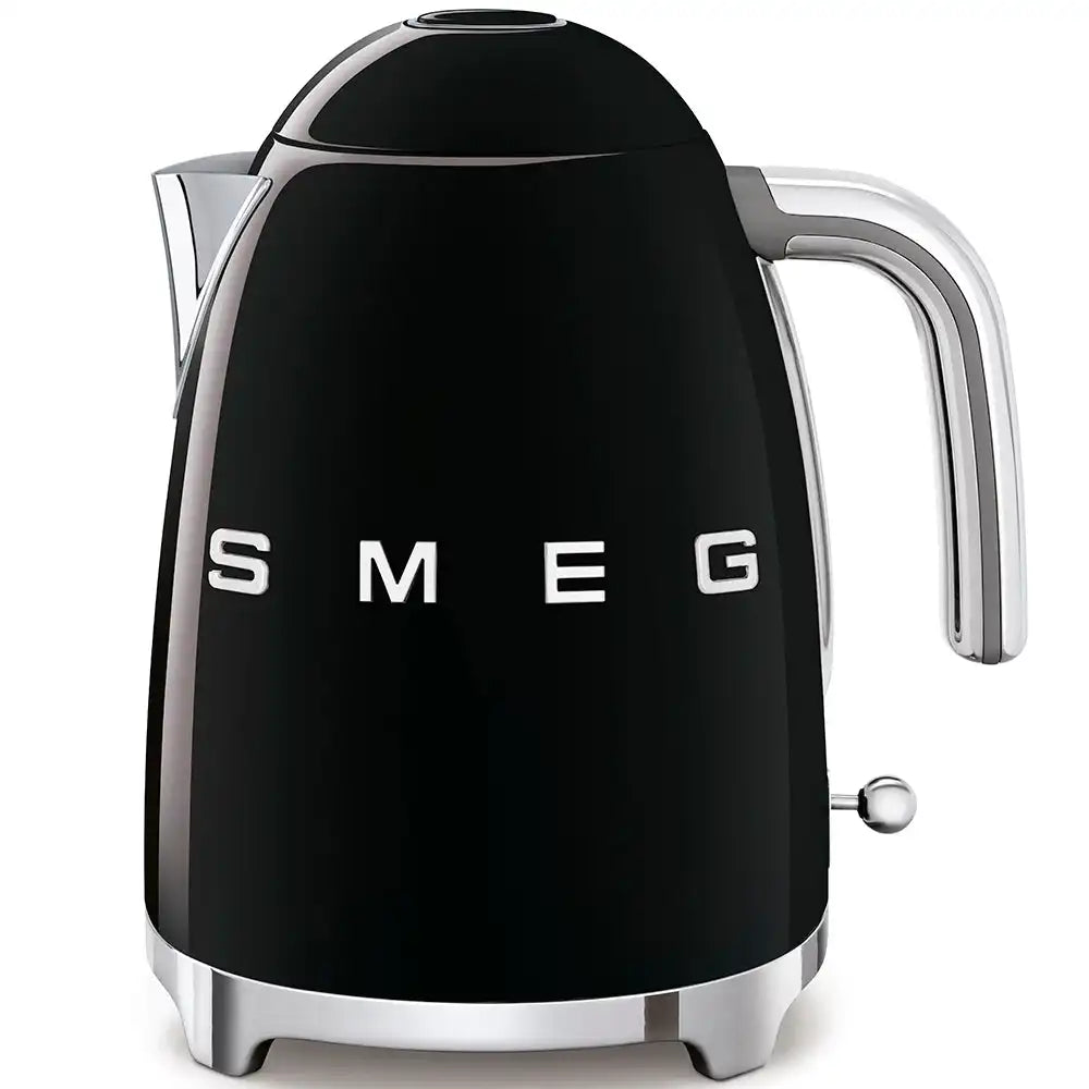 Retro-Style Electric Kettle (7 Cups) - Black
