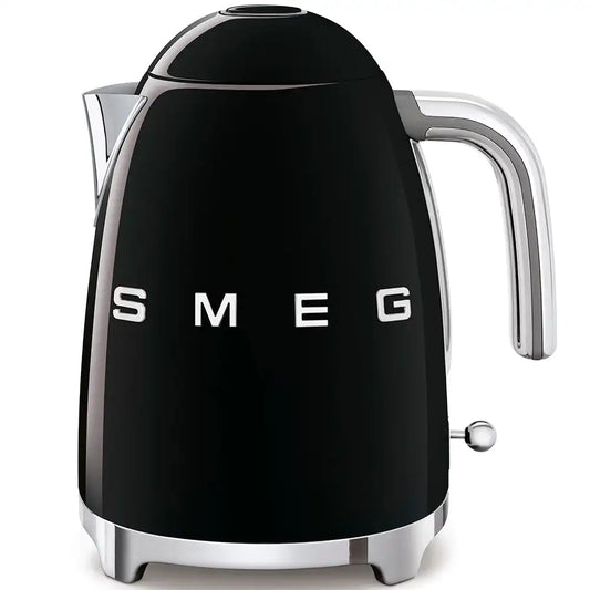 Retro-Style Electric Kettle (7 Cups) - Black