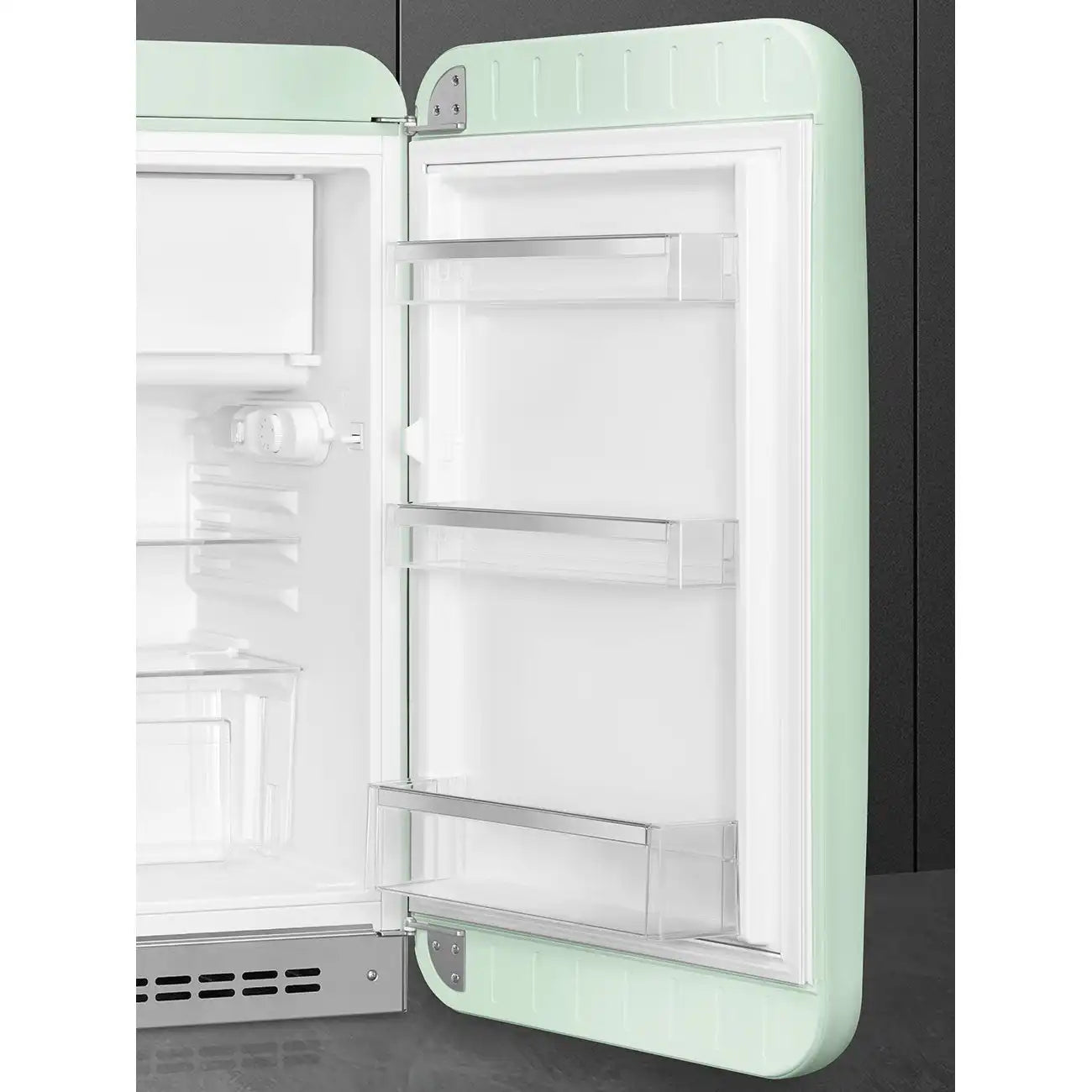 Retro-Style Refrigerator (4.3 cu ft, Right Hinge) - Pastel Green