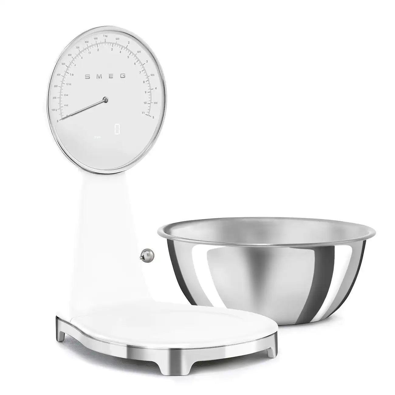 Retro-Style Kitchen Scale - White