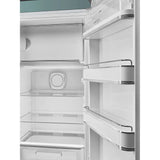 Retro-Style Refrigerator (9.5 cu ft, Right Hinge) - Jade Green Matte
