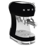 Manual Espresso Coffee Machine - Retro-Style Black