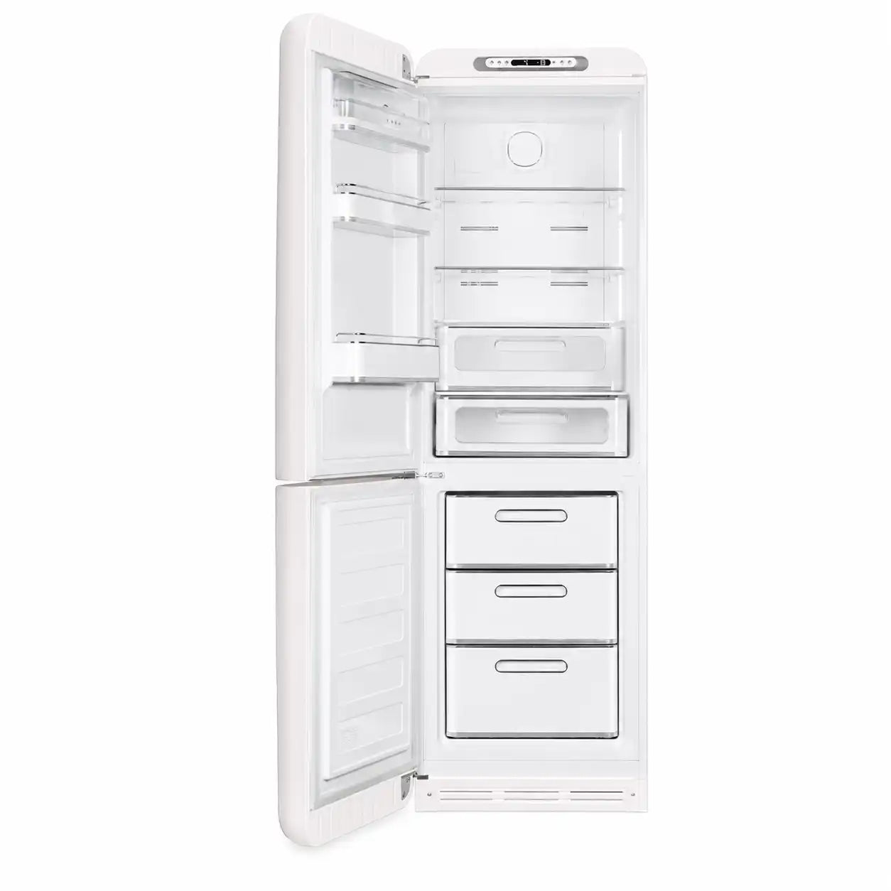 Retro-Style Refrigerator (12 cu ft, Left Hinge) - White