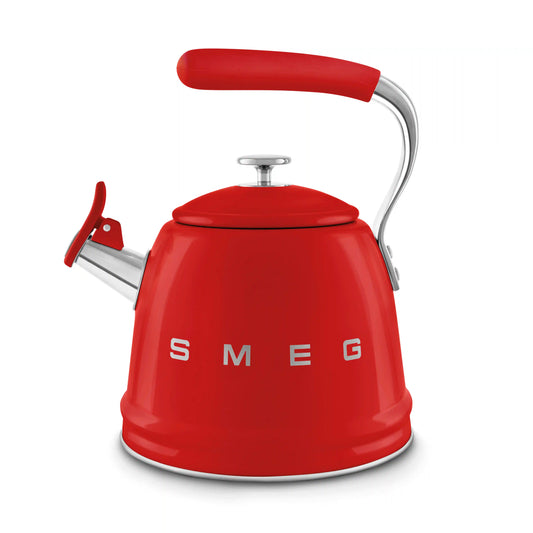 Whistling Kettle (10 Cup) - Retro-Style Red