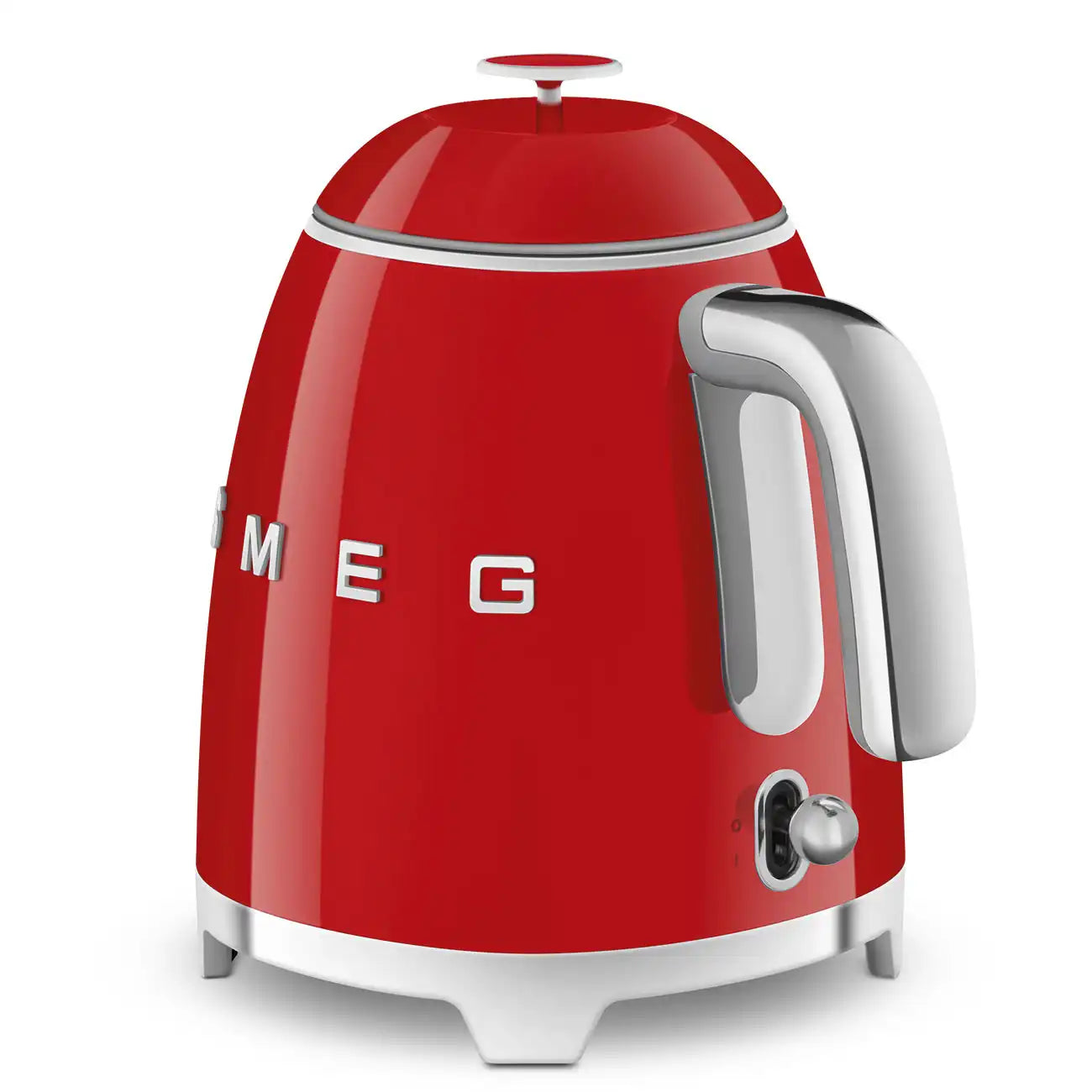 Mini Electric Kettle (3 Cups) - Retro-Style Red