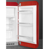 Retro-Style Refrigerator (4.3 cu ft, Right Hinge) - Red