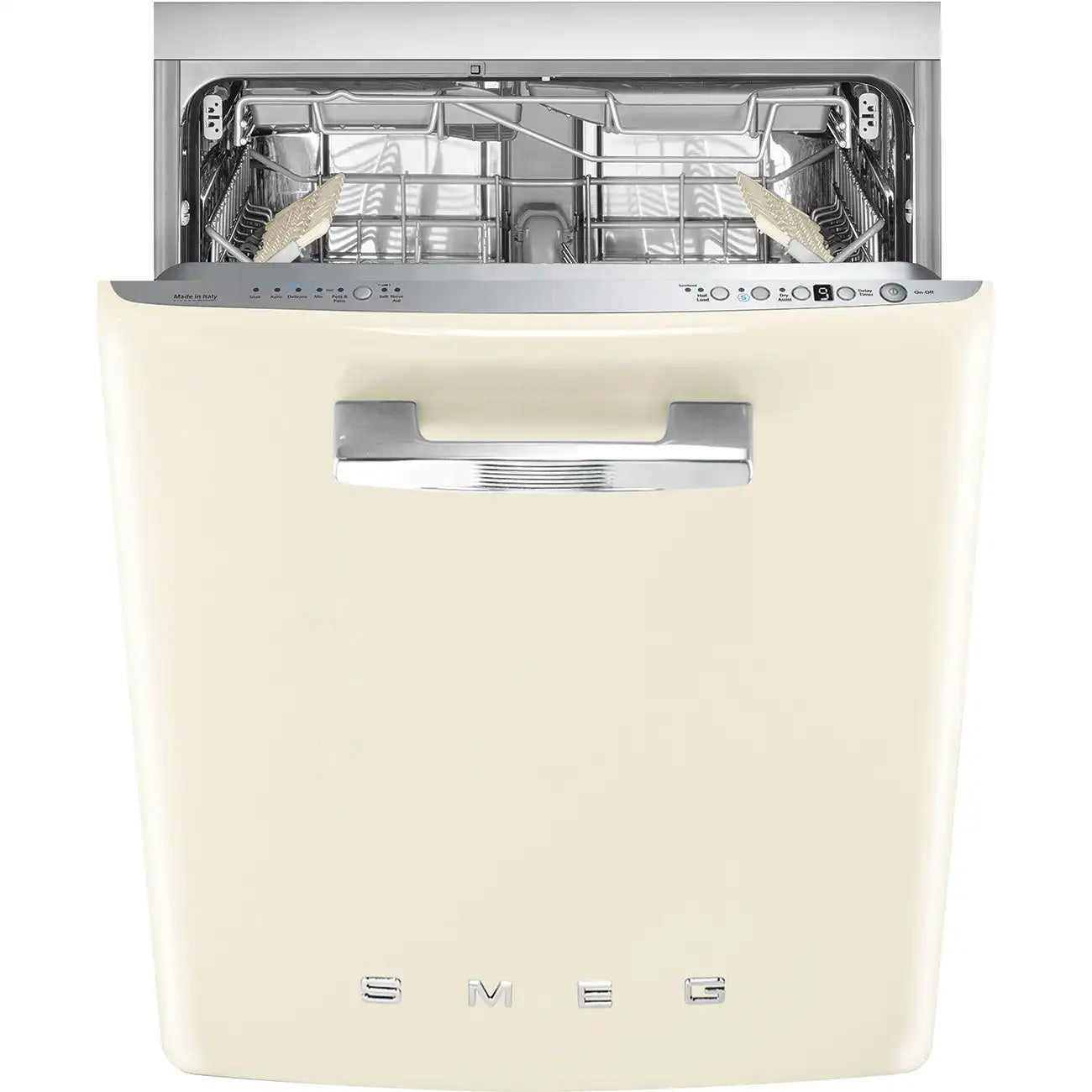 Retro-Style Built-In 24" FlexiDuo Dishwasher (ADA Compliant) - Cream