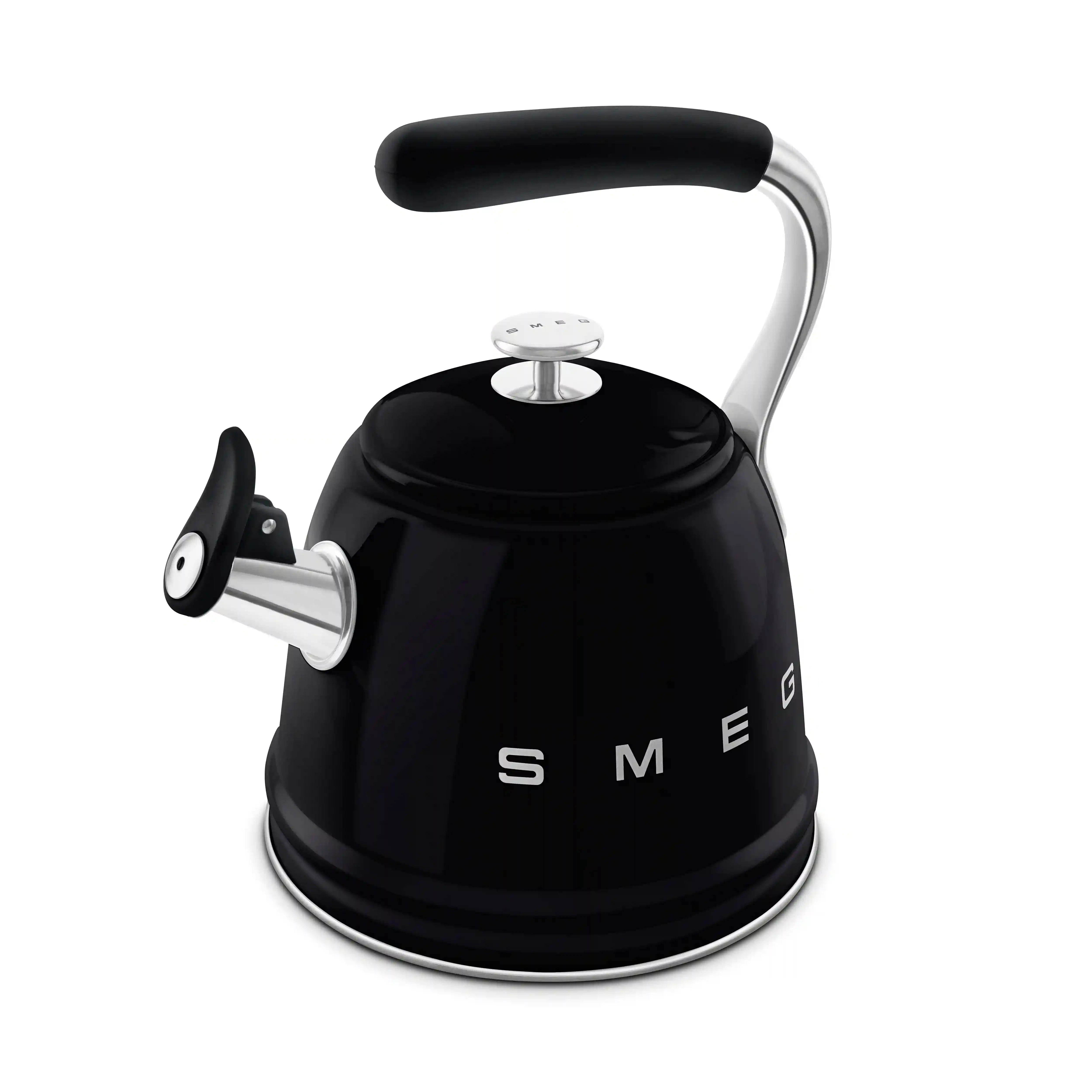 Whistling Kettle (10 Cup) - Retro-Style Black