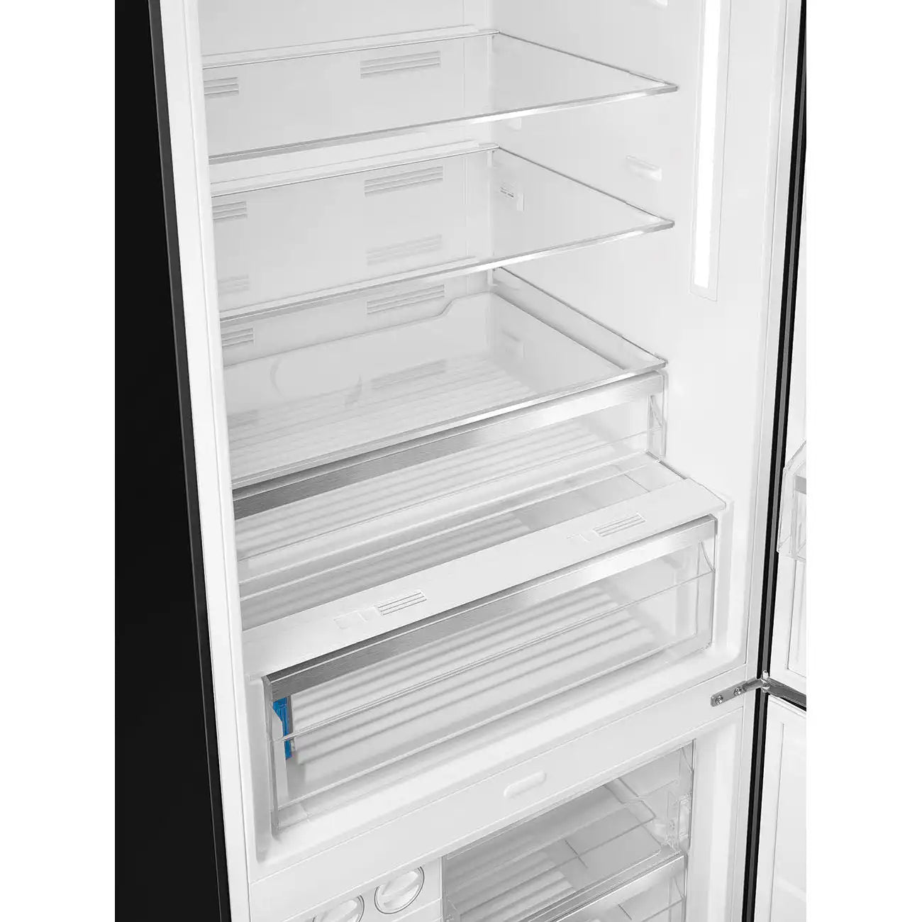 Retro-Style Refrigerator (18 cu ft, Right Hinge) - Black