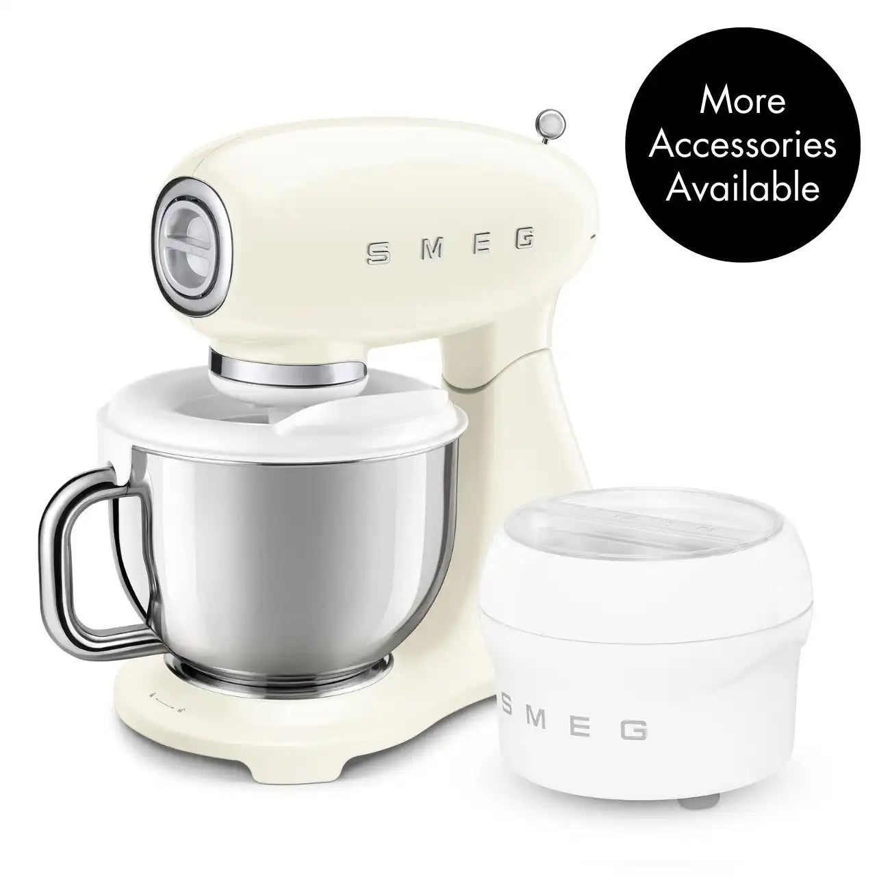 Forte Stand Mixer - Retro-Style Cream