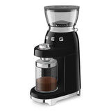 Multipurpose Conical Burr Coffee Grinder – Retro-Style Black