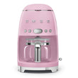 Retro-Style Drip Coffee Machine - Pink