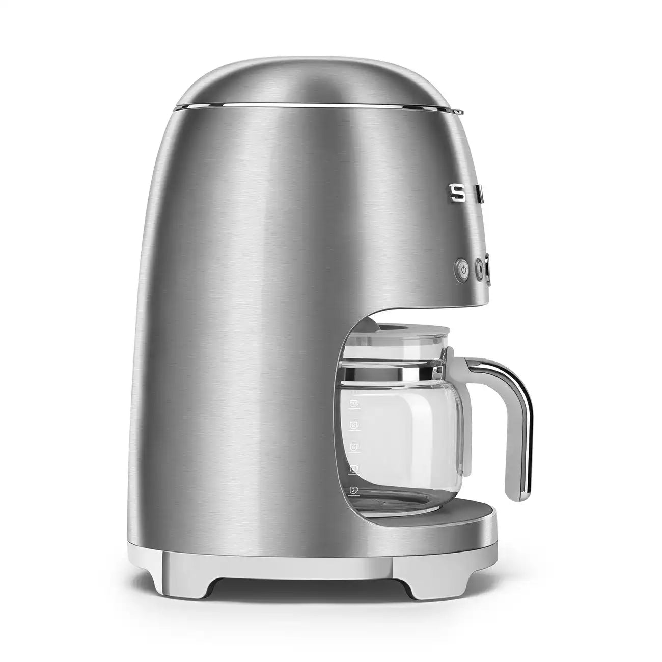 Retro-Style Drip Coffee Machine (10 Cups) - Stainless Steel