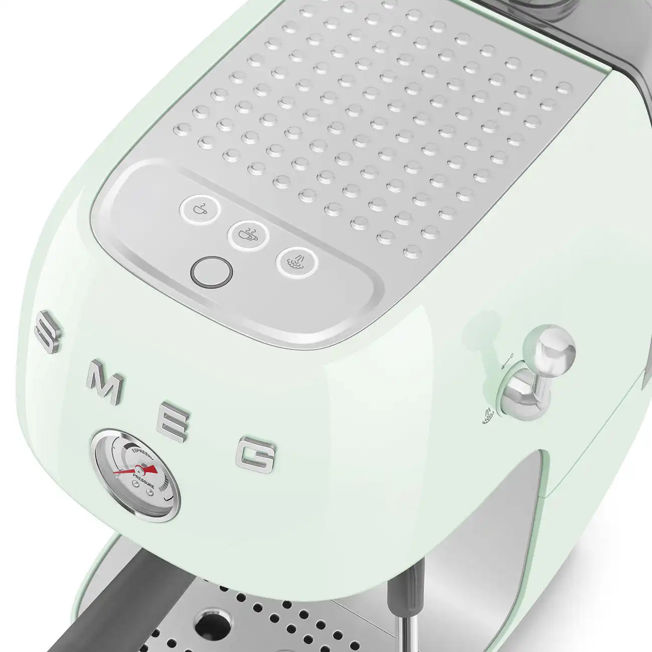 Manual Espresso & Cold Brew Coffee Machine – Retro-Style Pastel Green