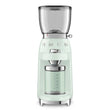 Conical Burr Coffee Grinder - Retro-Style Pastel Green