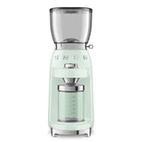 Conical Burr Coffee Grinder - Retro-Style Pastel Green