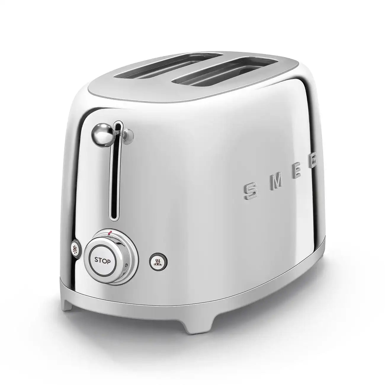 2-Slice Toaster - Retro-Style Stainless Steel