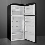 Retro-Style Refrigerator (19.3 cu ft, Right Hinge) - Black