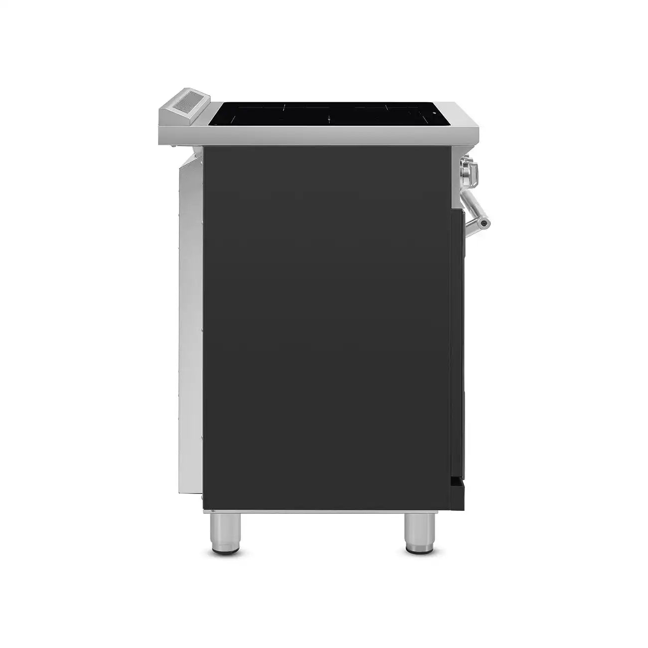 30-Inch Professional Induction Range - Matte Black