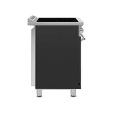 30-Inch Professional Induction Range - Matte Black