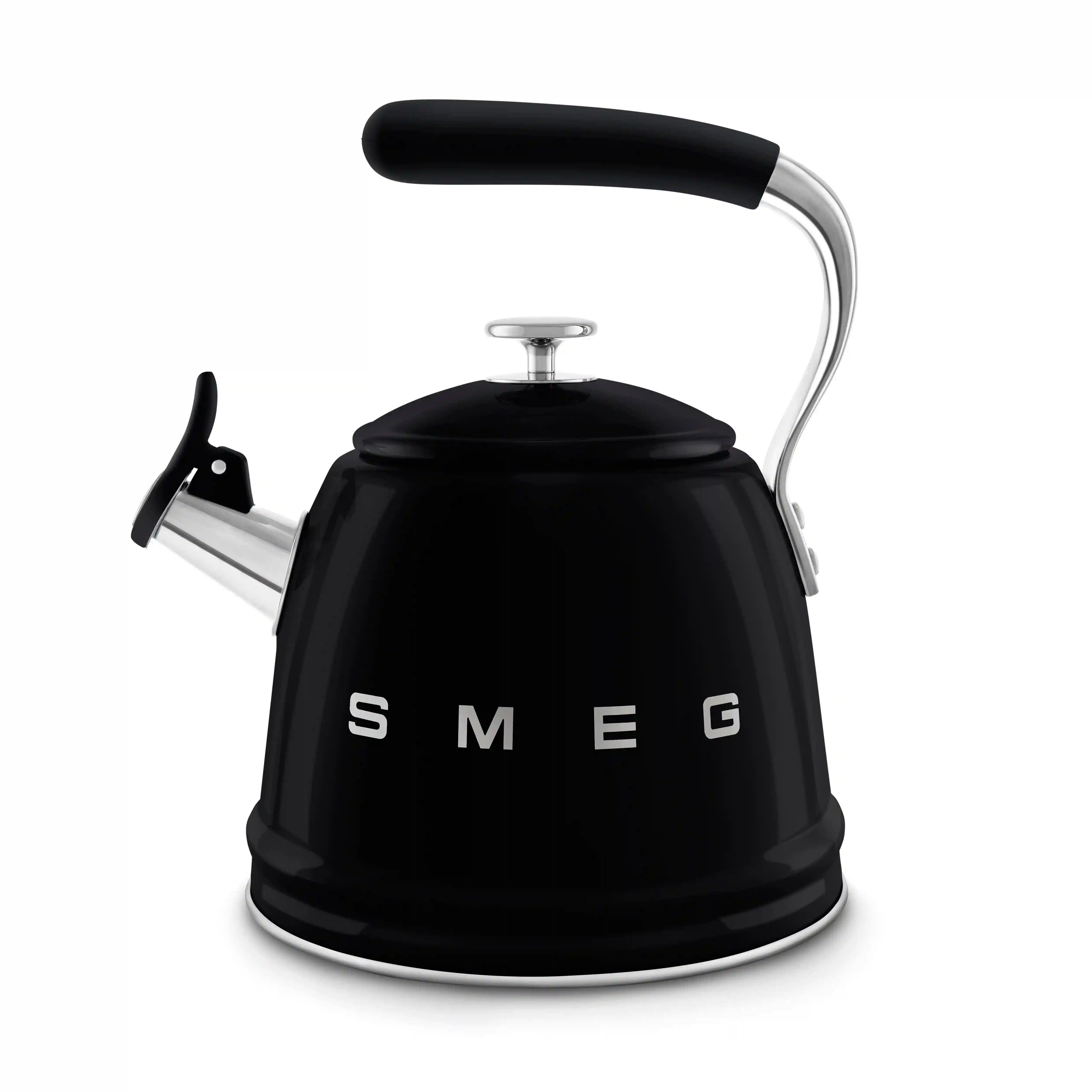 Whistling Kettle (10 Cup) - Retro-Style Black