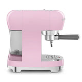 Retro-Style Manual Espresso Machine - Pink