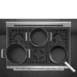 36-Inch Professional Full-Gas Range - Stainless Steel