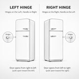 Retro-Style Refrigerator (18 cu ft, Right Hinge) - Black