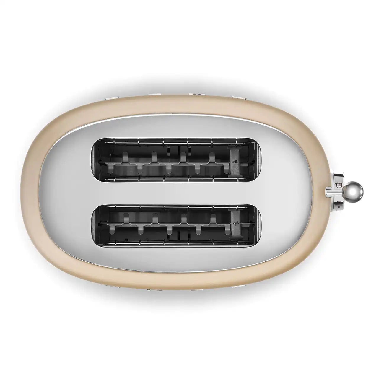 2-Slice Toaster - Retro-Style Champagne Matte