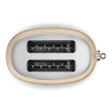 2-Slice Toaster - Retro-Style Champagne Matte