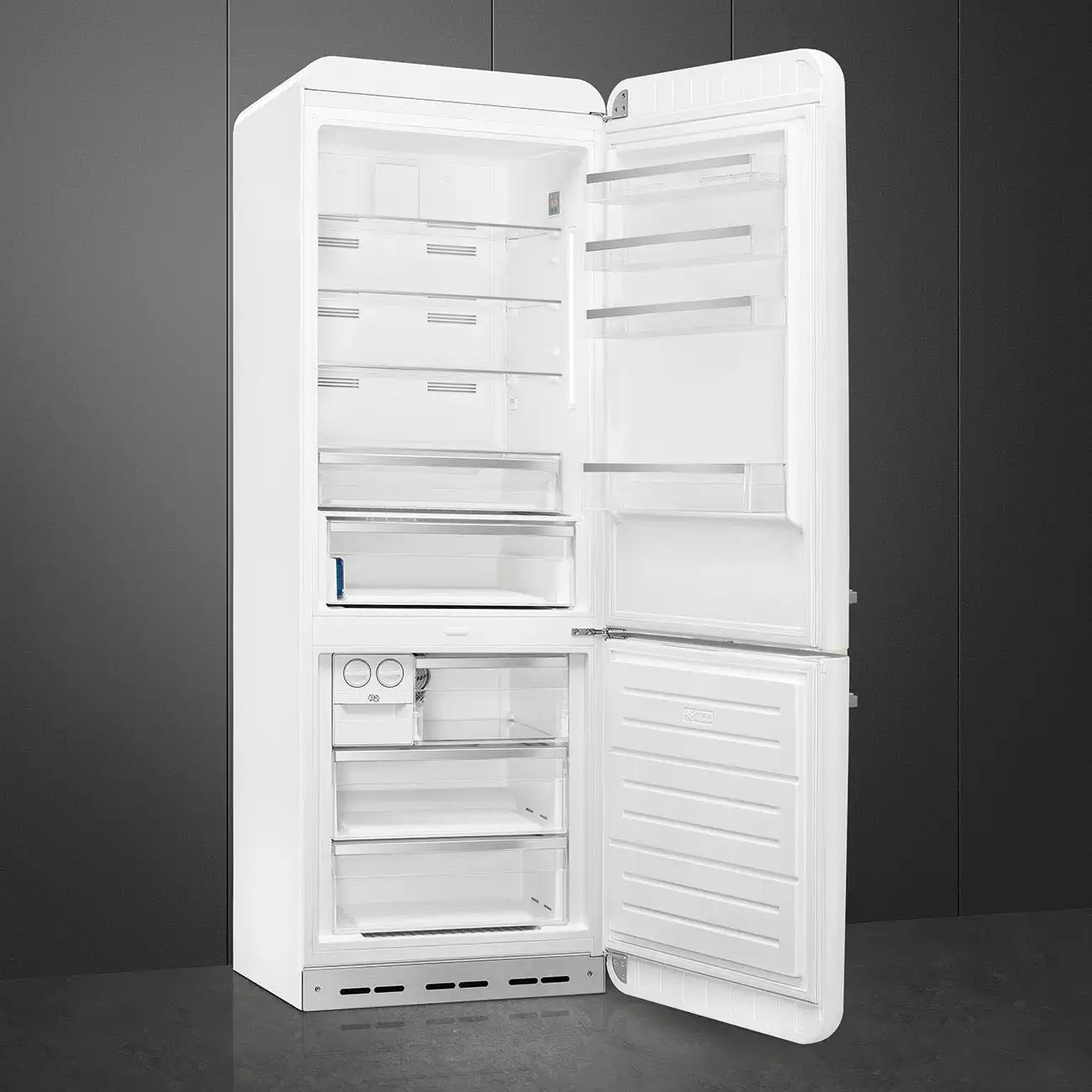Retro-Style Refrigerator (18 cu ft, Right Hinge) - White
