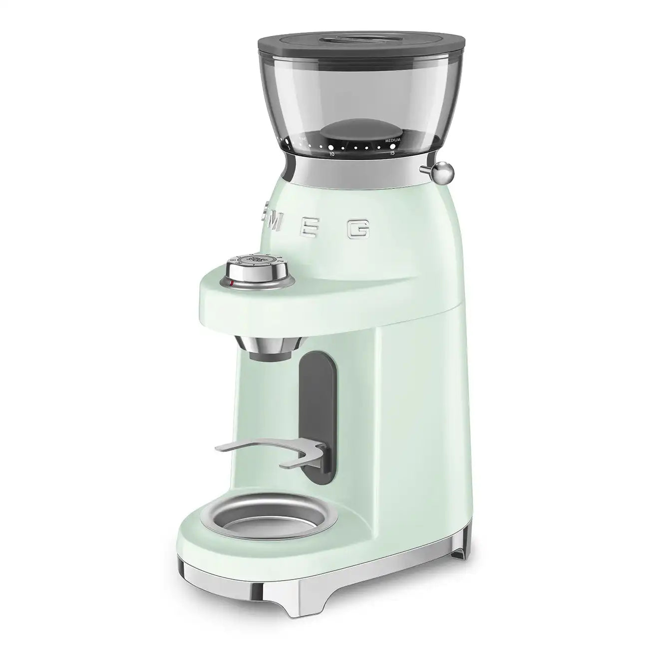 Multipurpose Conical Burr Coffee Grinder – Retro-Style Pastel Green