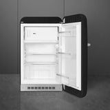 Retro-Style Refrigerator (4.3 cu ft, Right Hinge) - Black