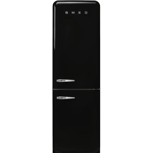 Retro-Style Refrigerator (12 cu ft, Right Hinge) - Black