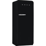 Retro-Style Refrigerator (9.5 cu ft, Right Hinge) – Black Matte