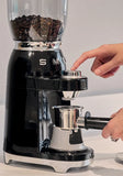 Conical Burr Coffee Grinder - Retro-Style Black