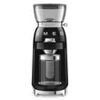 Multipurpose Conical Burr Coffee Grinder – Retro-Style Black