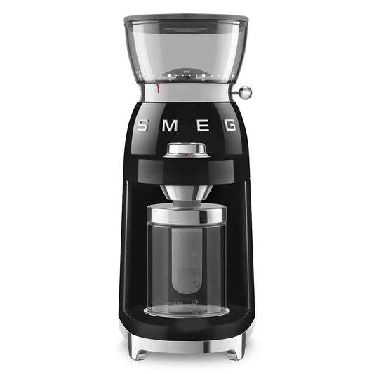 Multipurpose Conical Burr Coffee Grinder – Retro-Style Black