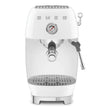 Manual Espresso & Cold Brew Coffee Machine – Retro-Style White