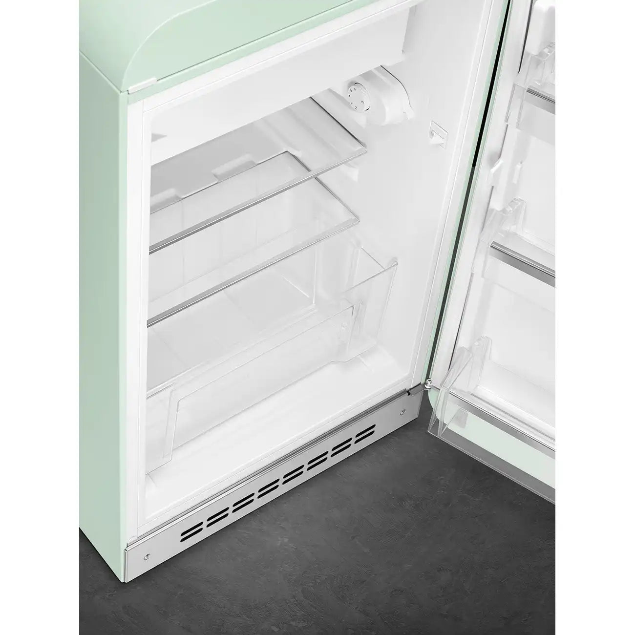 Retro-Style Refrigerator (4.3 cu ft, Right Hinge) - Pastel Green