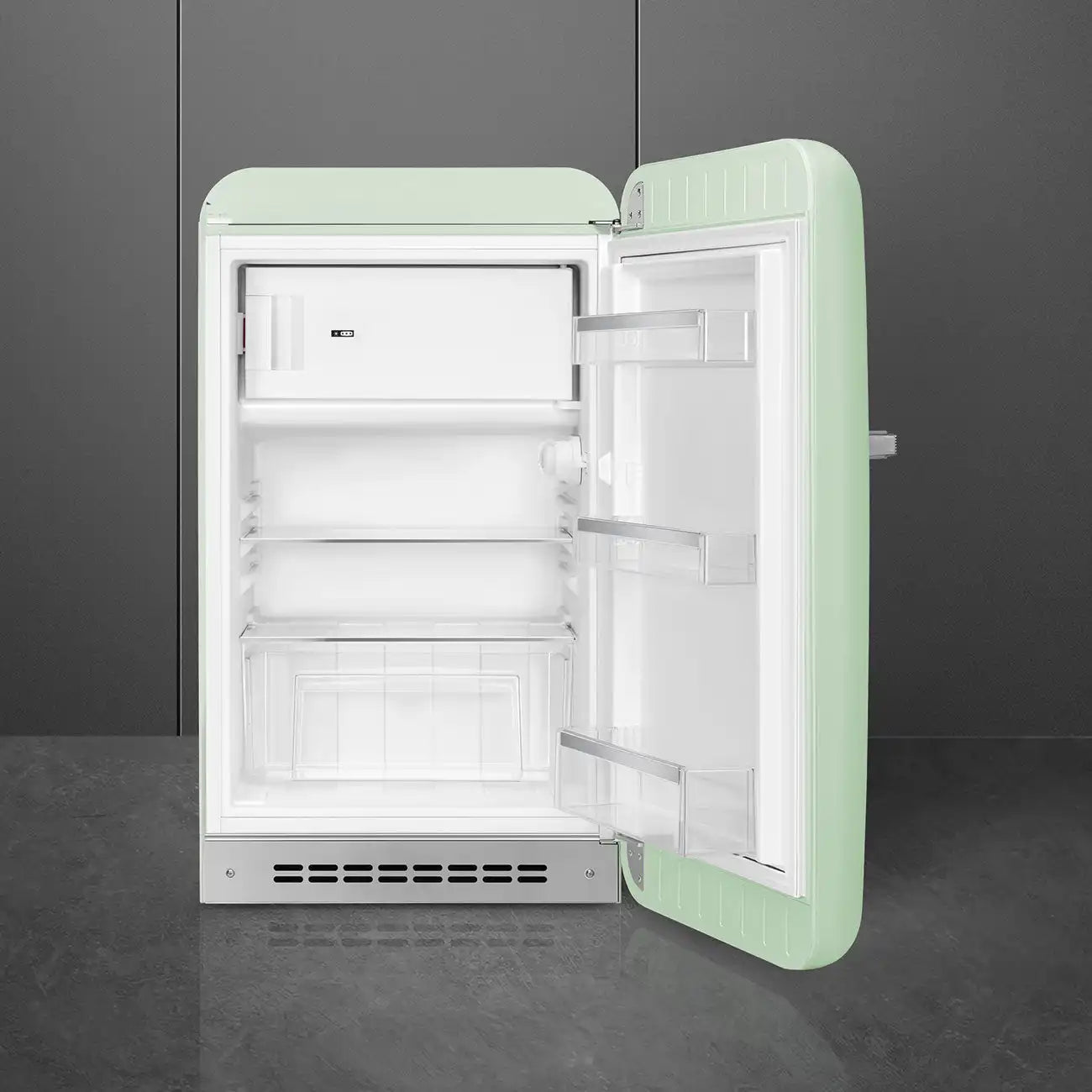Retro-Style Refrigerator (4.3 cu ft, Right Hinge) - Pastel Green